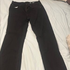 George Men's Black Straight Jeans